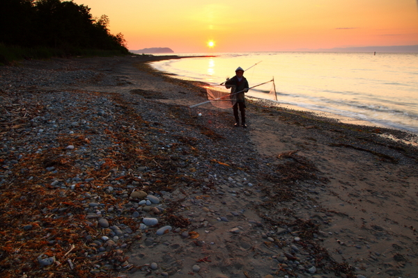 Randall J Hodges Fishing Sunset Twin Rivers Beach